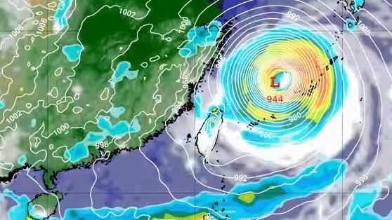 白海豚預測路徑再西修,動態持續受到關注。(圖/翻攝自「天氣職人-吳聖宇」臉書)