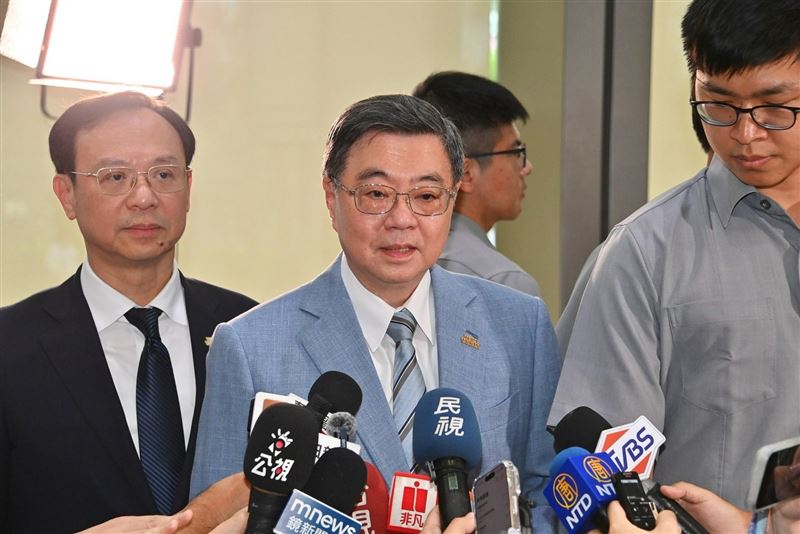 卓榮泰喊話,立法院應該考量到讓整個政府機制要能夠完全發揮正常的功能,希望立法院能讓通傳會、監察院如期的正常運作。(圖/翻攝畫面)