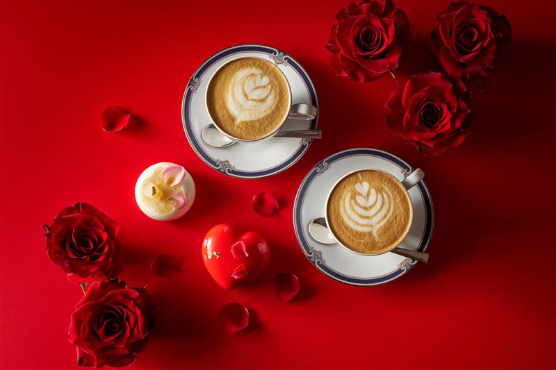 台北美福Moment café & bakery推出「蜜戀七夕」情人午茶套餐。(圖/飯店旅宿業者提供)