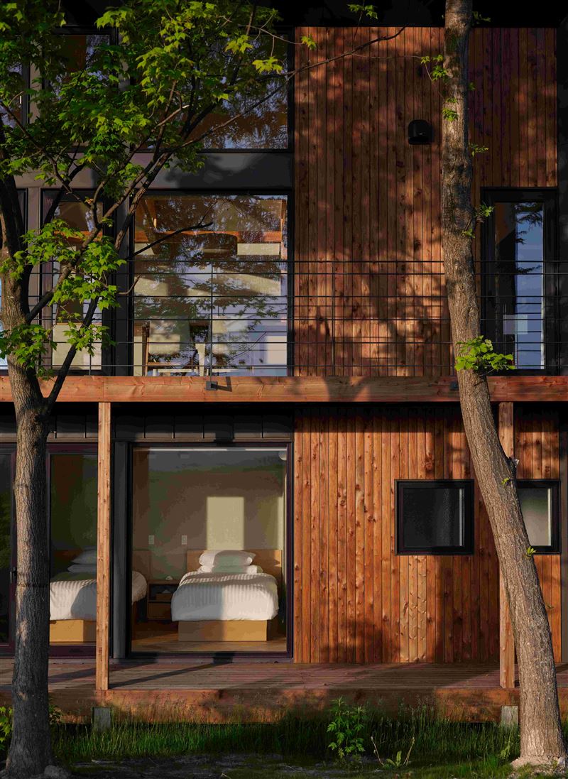 Adagio Retreat Tokachidake緩慢瑞萃十勝岳Villa引進戶外自然五大FF&E策展主題。(圖/飯店旅宿業者提供)