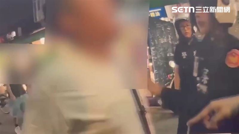 北市李男酒後大鬧通化街夜市的知名鹹水雞遭保護管束。(圖/翻攝畫面)