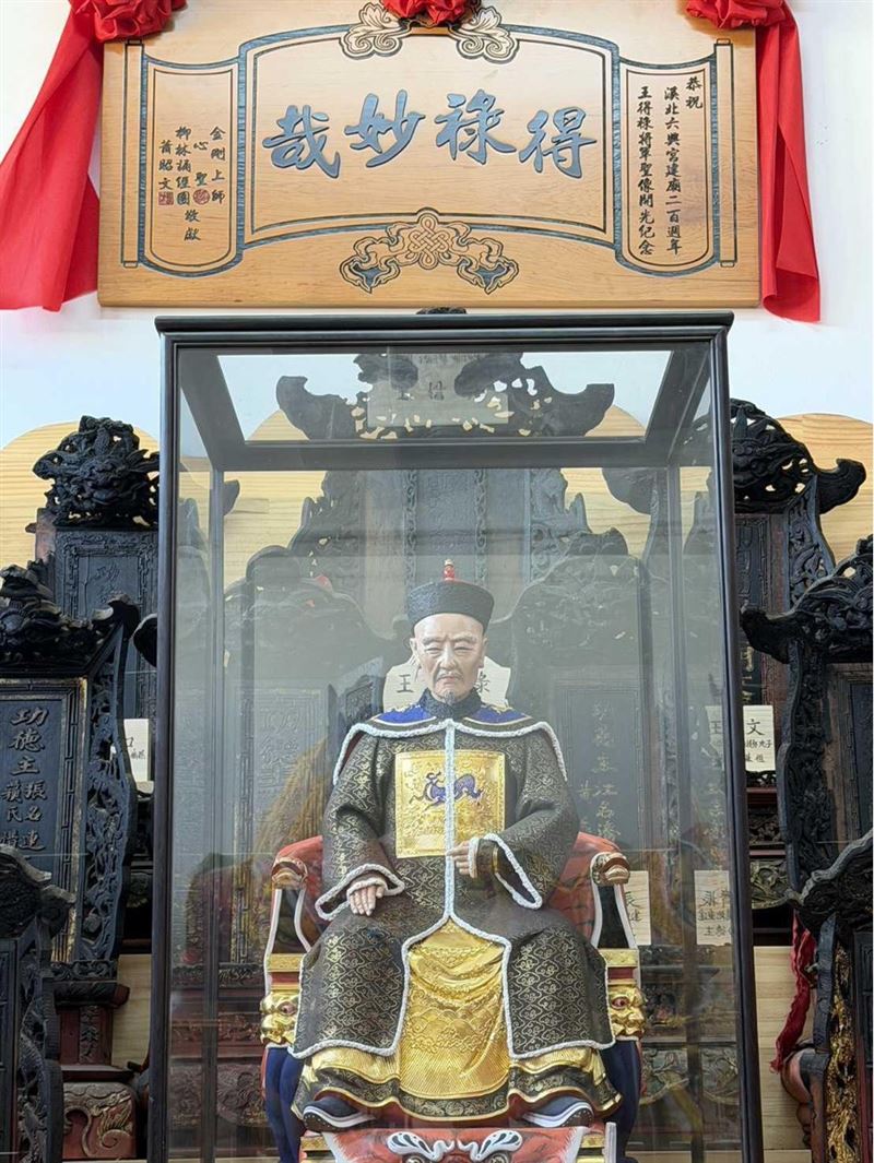 王得祿將軍。(圖/翻攝自溪北六興宮粉絲專頁)