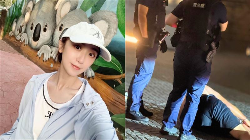 醉漢襲警、逼運將下跪 二寶媽女星怒開轟
