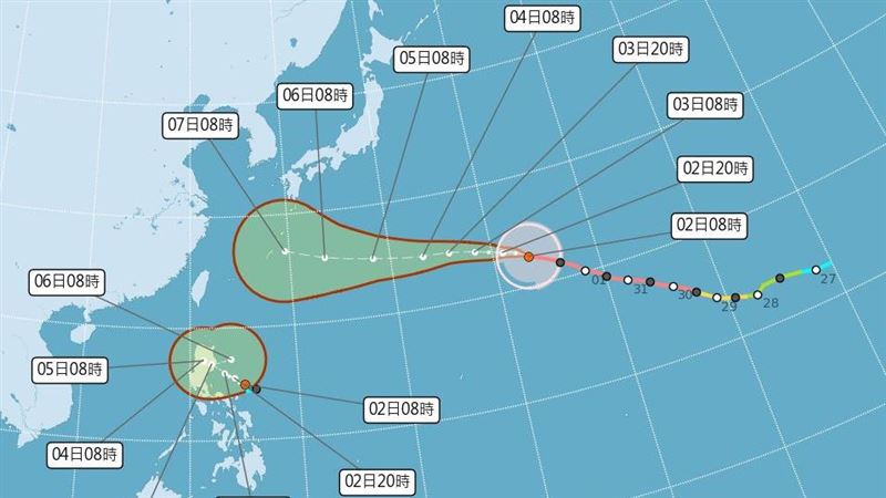 鯨魚颱風恐生成就被吞掉 最新路徑曝光