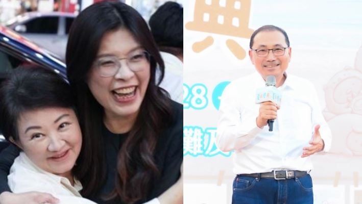 鄭麗文、盧秀燕對日本熊本地震表達慰問並捐款,中國網民對於「捐日地震不捐廣西洪災」很吃味,對此,侯友宜表示「我們都不期待災難的發生」。(組合圖/翻攝自鄭麗文臉書,新北市府提供)