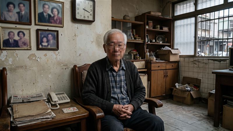 80歲老翁失蹤27年妻子長子、長女、次女都已搬出國，沒人在台灣替爸爸辦理失蹤人死亡登記。（示意圖／AI製圖）