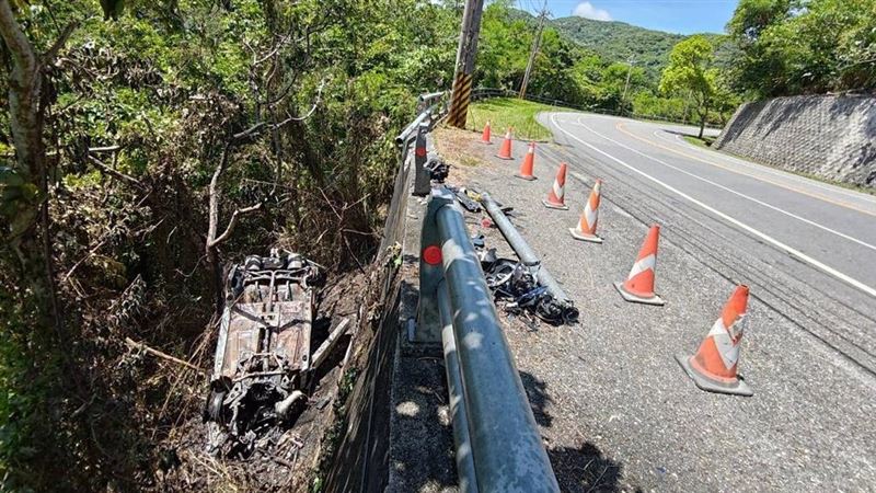花蓮縣壽豐鄉台11線水璉村路段,發生一起嚴重車禍。(圖/翻攝畫面)