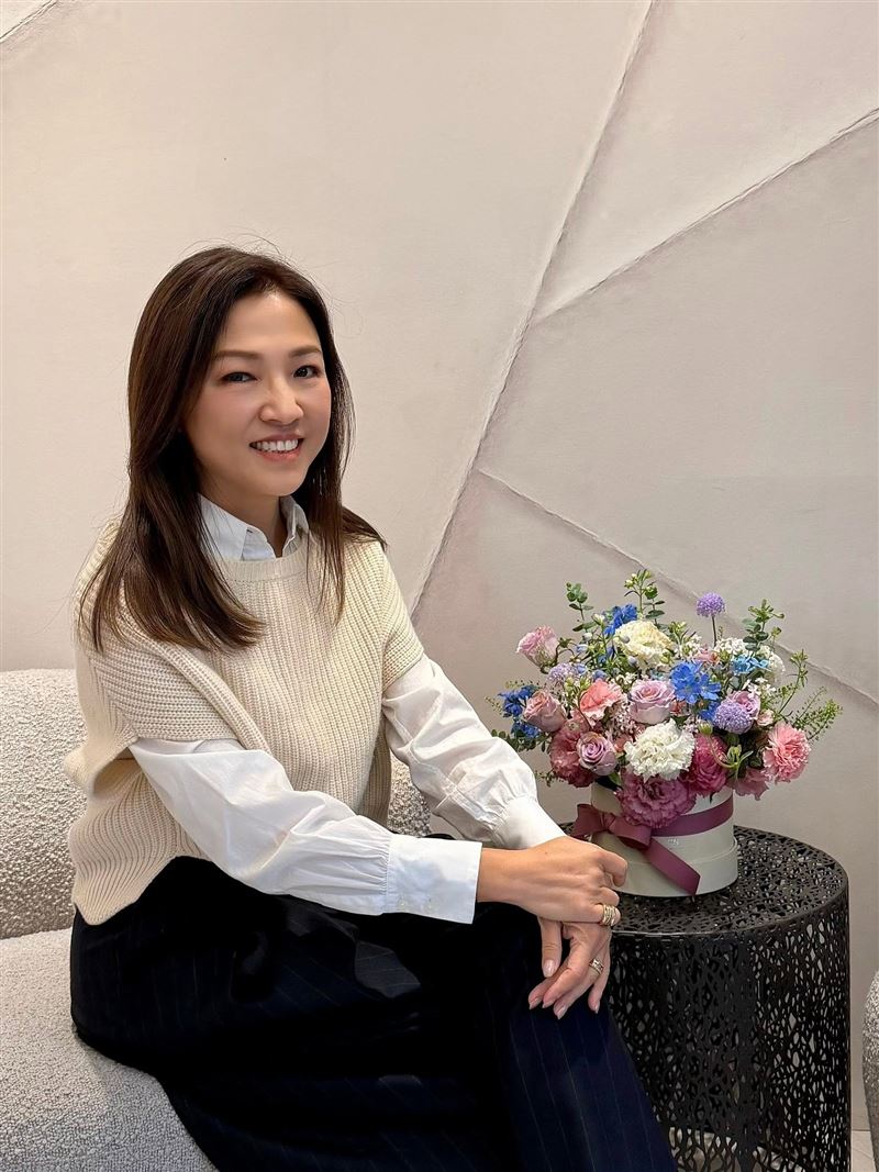 岳啟儒回憶溫慶珠生前曾對她有所肯定。(圖/翻攝岳啟儒 一人份的勇氣臉書)
