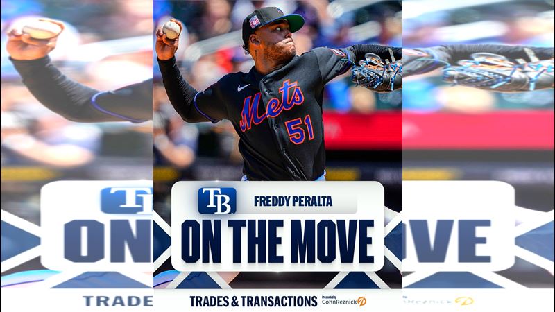 大都會把右投培若塔(Freddy Peralta)送往光芒。(圖/翻攝自X平台 @MLB)