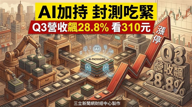 它Q3估營收年增飆28.8%　目標價至310元