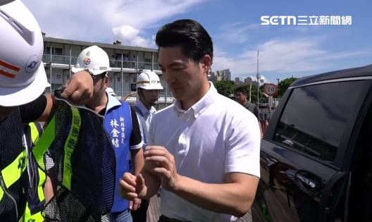 蔣萬安視察捷運萬大中和樹林線(第一期)主線動態測試活動(圖/翻攝畫面)