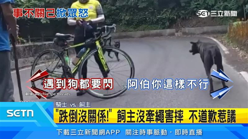 飼主甚至還表示遇到狗要閃