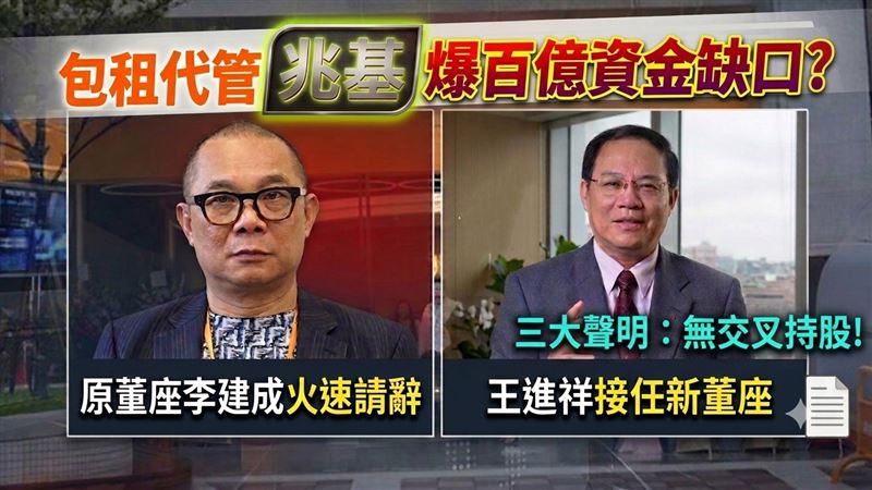 兆基爆危機？李建成請辭　新董座發三聲明