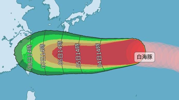 白海豚轉彎機率曝光　週五半個台灣迎雨彈