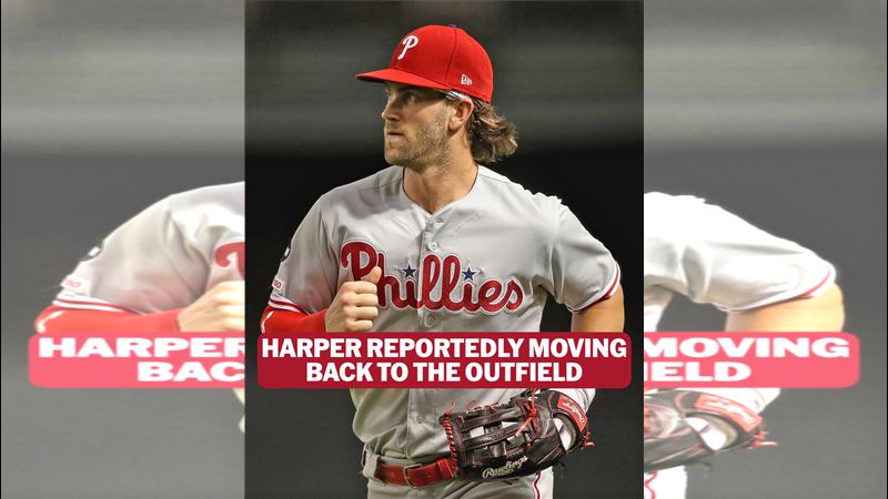 阿瑞耶斯(Luis Arraez)加盟讓哈波(Bryce Harper)轉往右外野。(圖/翻攝自X平台 @MLB)