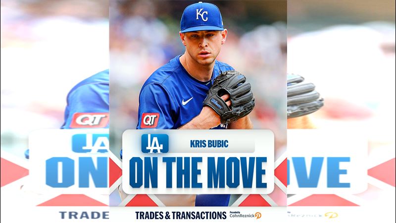 皇家把左投布比奇(Kris Bubic)送往道奇。(圖/翻攝自X平台 @MLB)