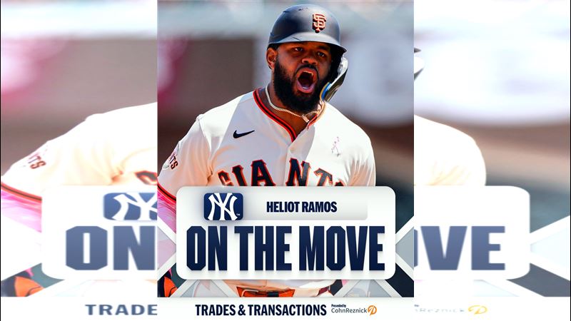 巨人把外野手拉莫斯(Heliot Ramos)送往洋基。(圖/翻攝自X平台 @MLB)