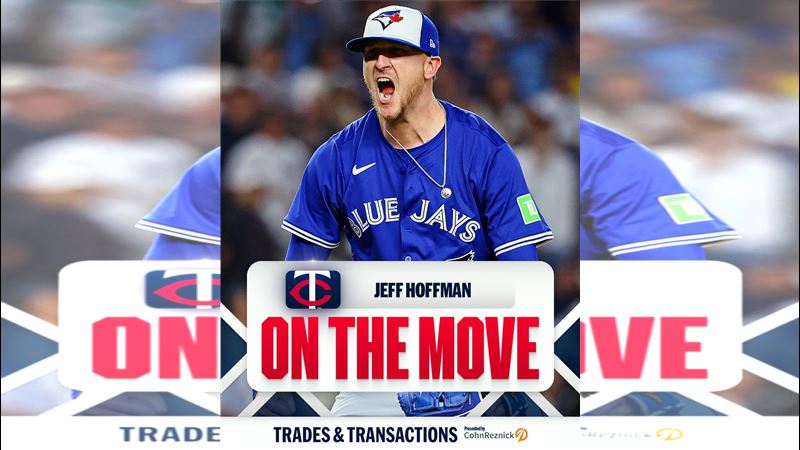 藍鳥將霍夫曼(Jeff Hoffman)送往雙城。(圖/翻攝自X平台 @MLB)