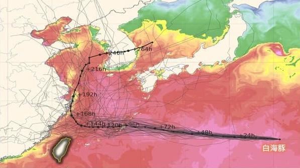 白海豚這天關鍵轉折!專家曝風雨對台影響