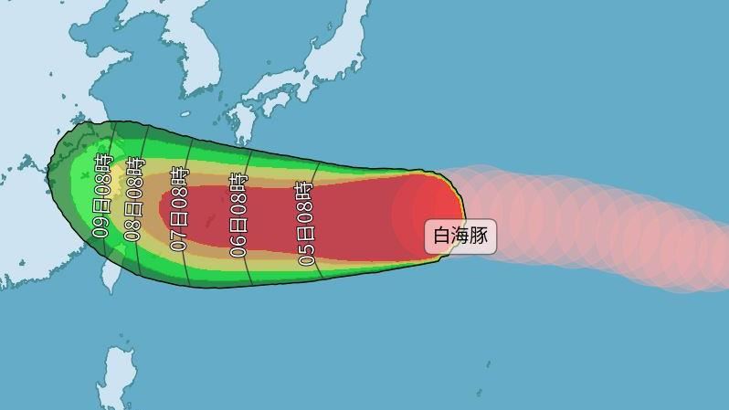 白海豚估這時甩尾機率高!恐全台難逃風雨