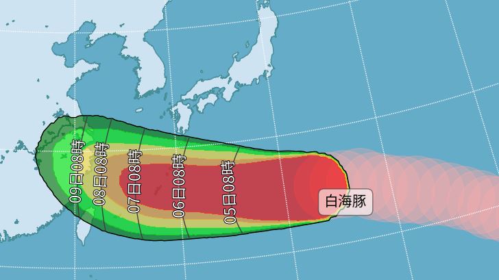 白海豚最新路徑 「恐擦過海警發布界線」