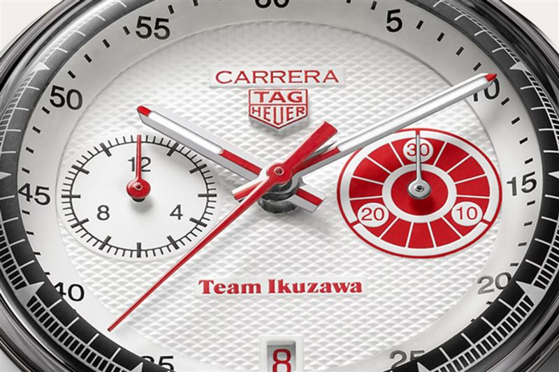 TAG Heuer Carrera Chronograph x Team Ikuzawa腕錶。(圖/翻攝TAG Heuer網站)