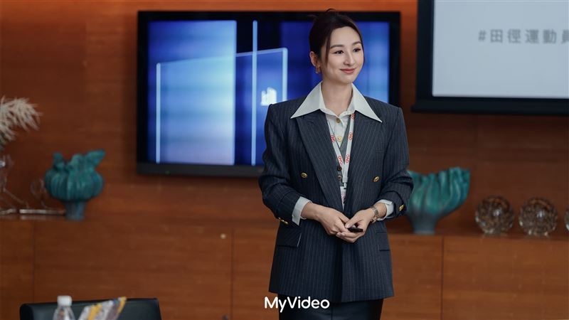 《新聞女王》高海寧在主演新劇《夫妻的博弈》飾演廣告界女強人。(圖/台灣大哥大MyVideo提供)