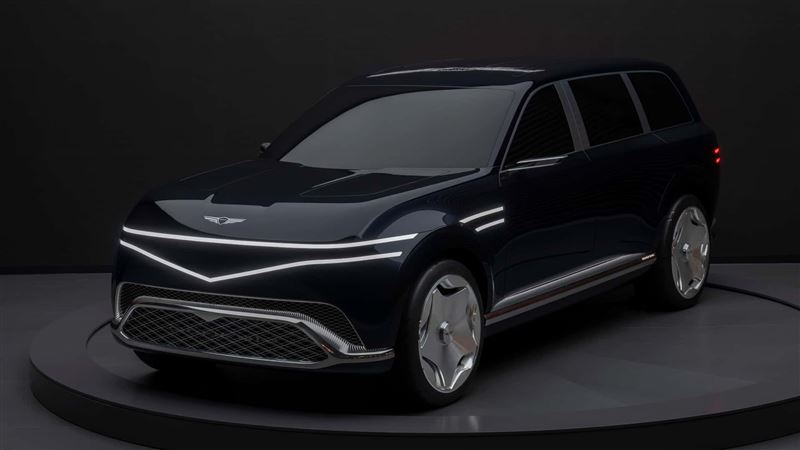 以純電架構鎖定大型豪華電動SUV市場。(圖/翻攝Genesis網站)