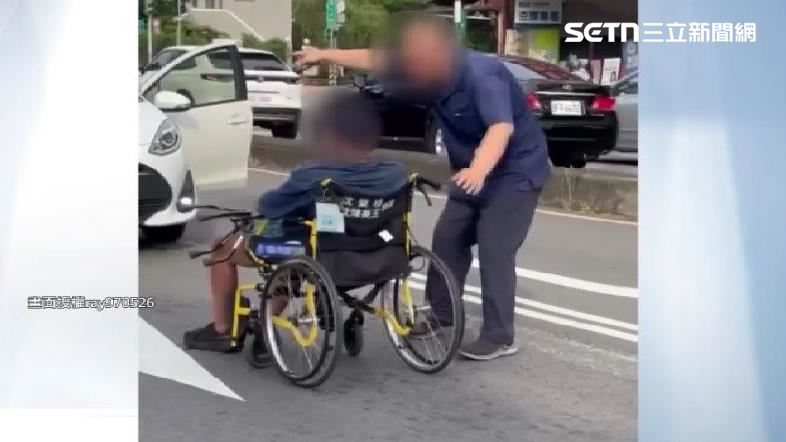 「龜仙人」又鬧事!輪椅擋路、亂舉杖揮舞
