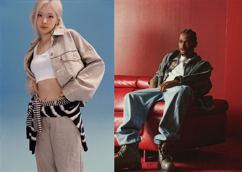 Levi’s®攜手ROSÉ與Shai Gilgeous-Alexander發表全新風格篇章“Keep it Loose”。(圖/品牌業者提供)