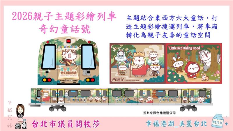闕枚莎持續推動親子彩繪列車升級。(圖/闕枚莎辦公室提供)