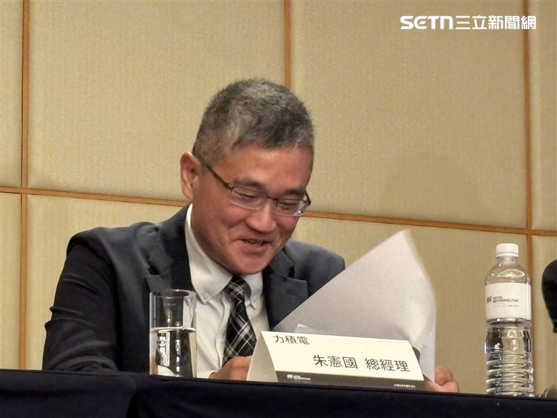 總經理朱憲國會中強調,積電未來將堅守「三個不變」原則,本業成長動能持續向上、經營團隊維持穩定、公司發展方向不變,穩定投資人信心。(圖/記者王文承攝影)