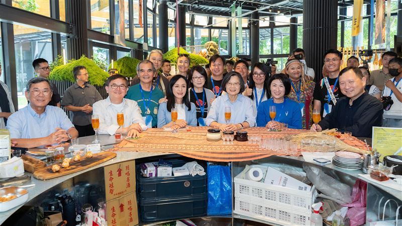 蔡英文前總統參訪2026台東博覽會