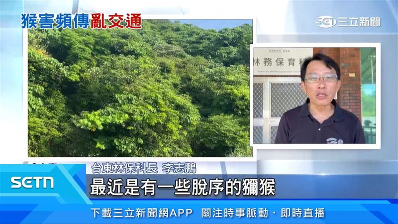 台東林保科長李志鵬出面說明