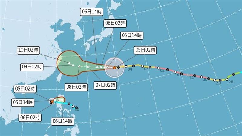 雙颱!鯨魚今晨生成 白海豚暴風侵襲率曝