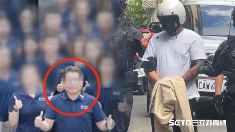 歷經12天過濾300多輛汽機車,順利從台中逮捕涉有重嫌的林姓前員工,他因缺錢花用行竊失風殺人。(圖/翻攝畫面)