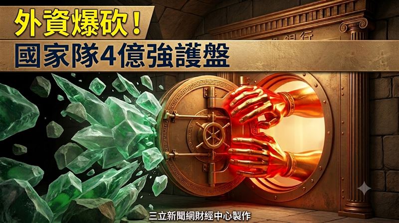 外資爆砍！國家隊砸4億護盤這檔銀行股
