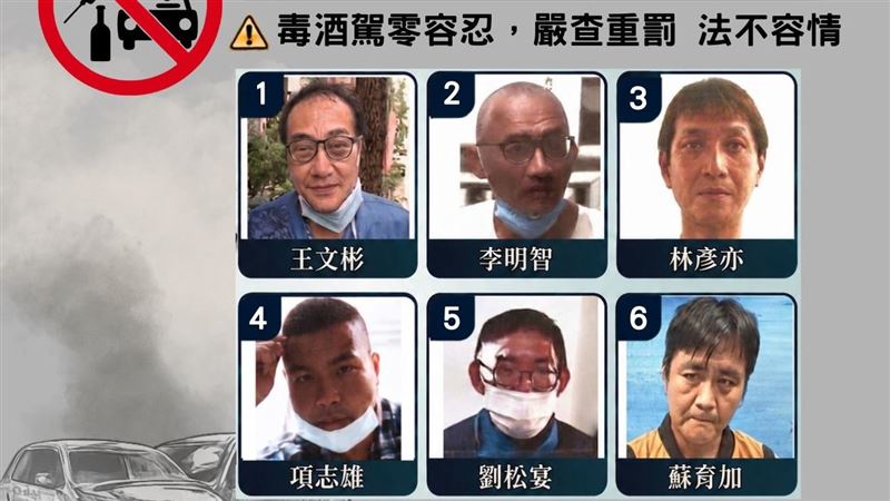 毒、酒駕累犯「無碼長相+連名帶姓」曝光