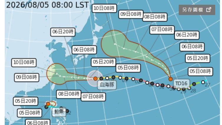 白海豚來襲!「這時」發海警:影響台灣4天