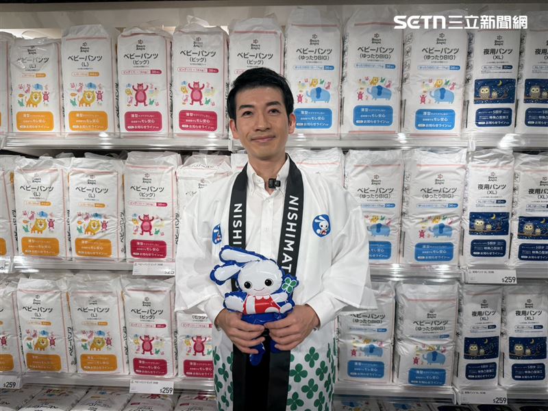 西松屋集團社長大村浩一。(圖/記者李育道攝影)