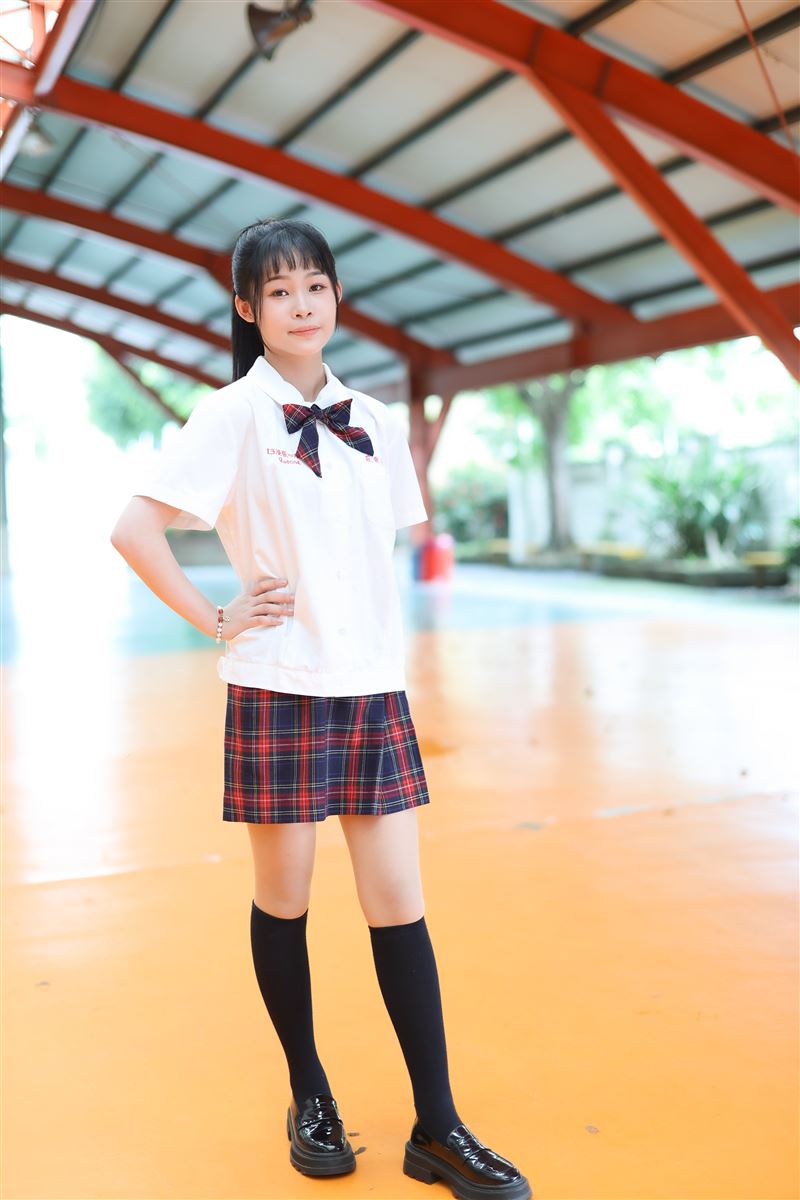 14歲的劉詠婕充滿青春活力。(圖/長興影視提供)