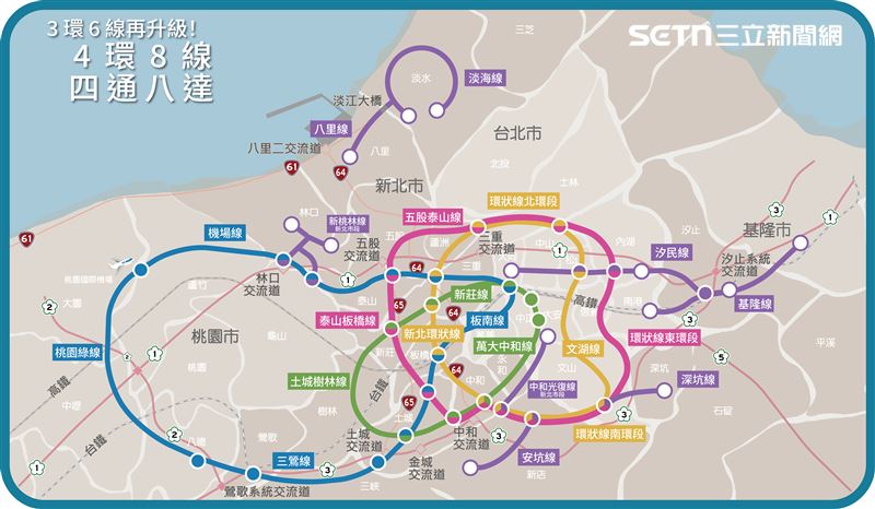 新北捷運四環八線。（圖／新北捷運局提供）