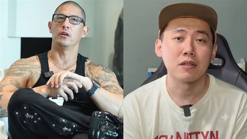 Cheap批評蔣友柏混淆了「主動拿好處」與「被動享受紅利」,是典型既得利益者的「幹話」。(圖/翻攝自安東尼本尼YouTube、Cheap臉書)