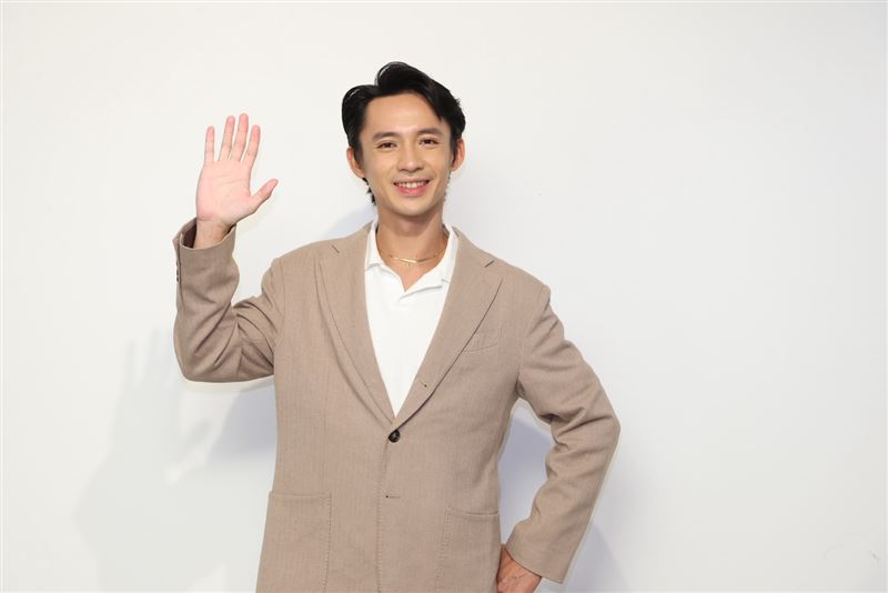 洪毓璟表示能夠透過演戲替少數族群發聲是一件很值得開心的事。(圖/記者鄭孟晃攝影)