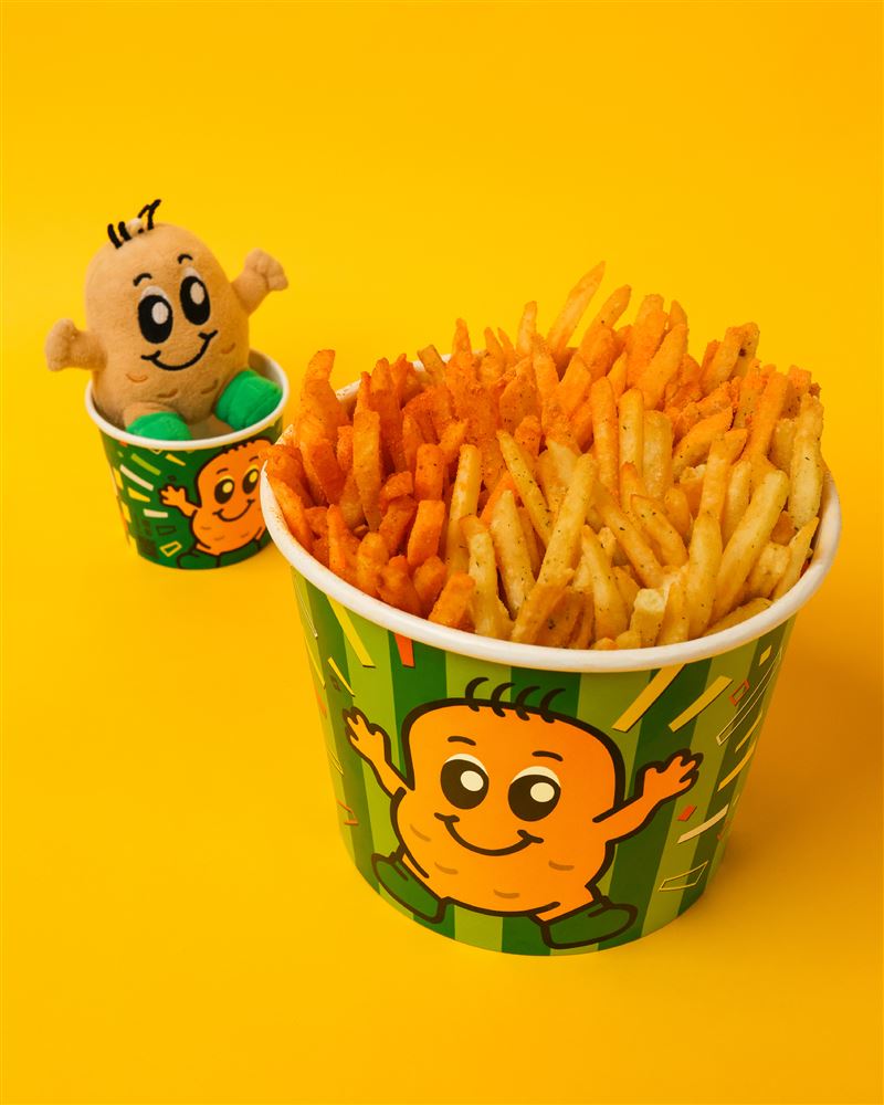 Potato Corner「超狂大薯」約為大薯3倍大份量。(圖/Potato Corner提供)