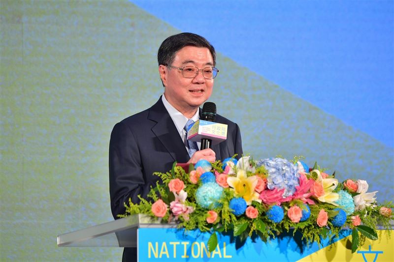 行政院長卓榮泰今(5)日出席「第45屆行政院文化獎」頒獎典禮。(圖/行政院提供)
