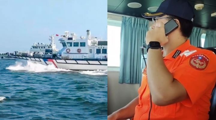 漢光首日!中國海警侵金門 海巡強勢驅離