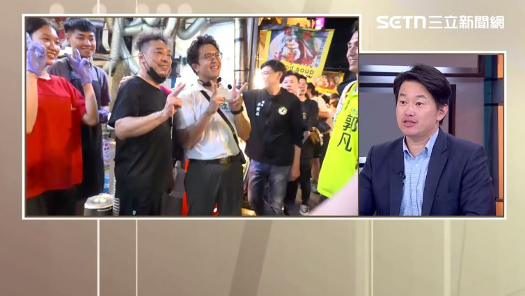 陳柏惟說沈伯洋掃夜市。（圖／前進新台灣）