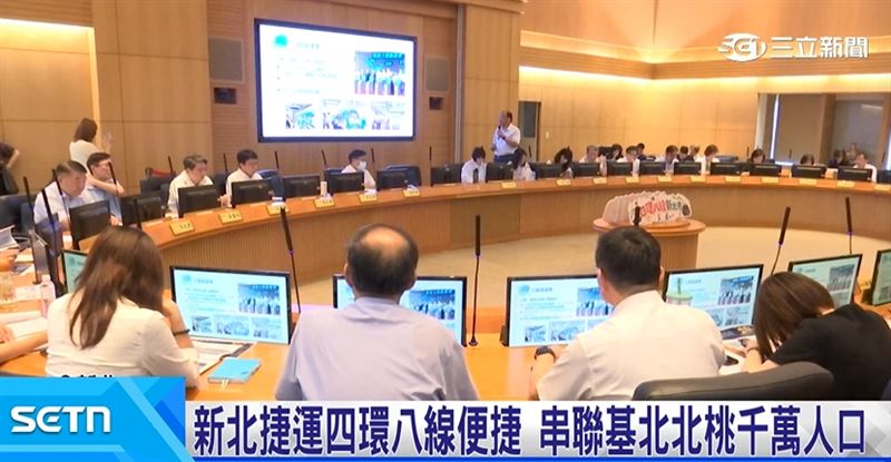 新北市市政會議,捷運局專題報告,說明願景與成果