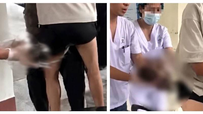 生在機車上!孕婦半路急產男嬰卡褲管